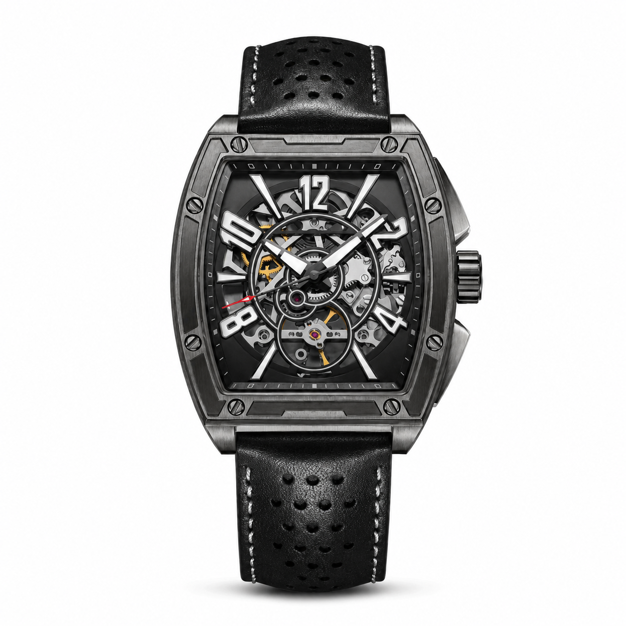 Sea-Gull Street Overlord Preto – Automático Skeleton 42mm