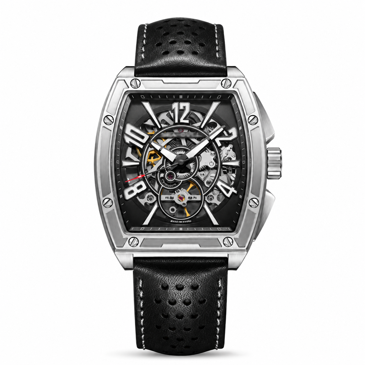 Sea-Gull Street Overlord Preto – Automático Skeleton 42mm