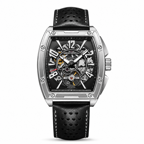 Sea-Gull Street Overlord Preto – Automático Skeleton 42mm