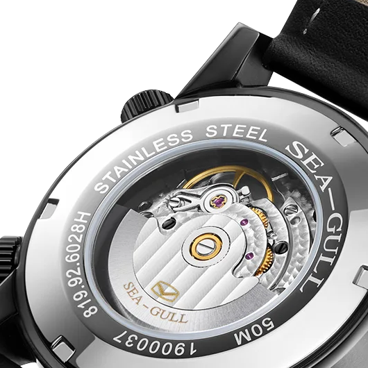 Zoom do maquinario traseiro do Sea-Gull 819.92.6028H GMT