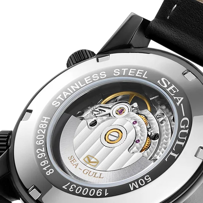 Zoom do maquinario traseiro do Sea-Gull 819.92.6028H GMT